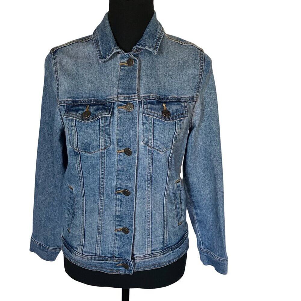 Old Navy Classic Comfy Trucker Style Denim Jean Jacket Size SP
